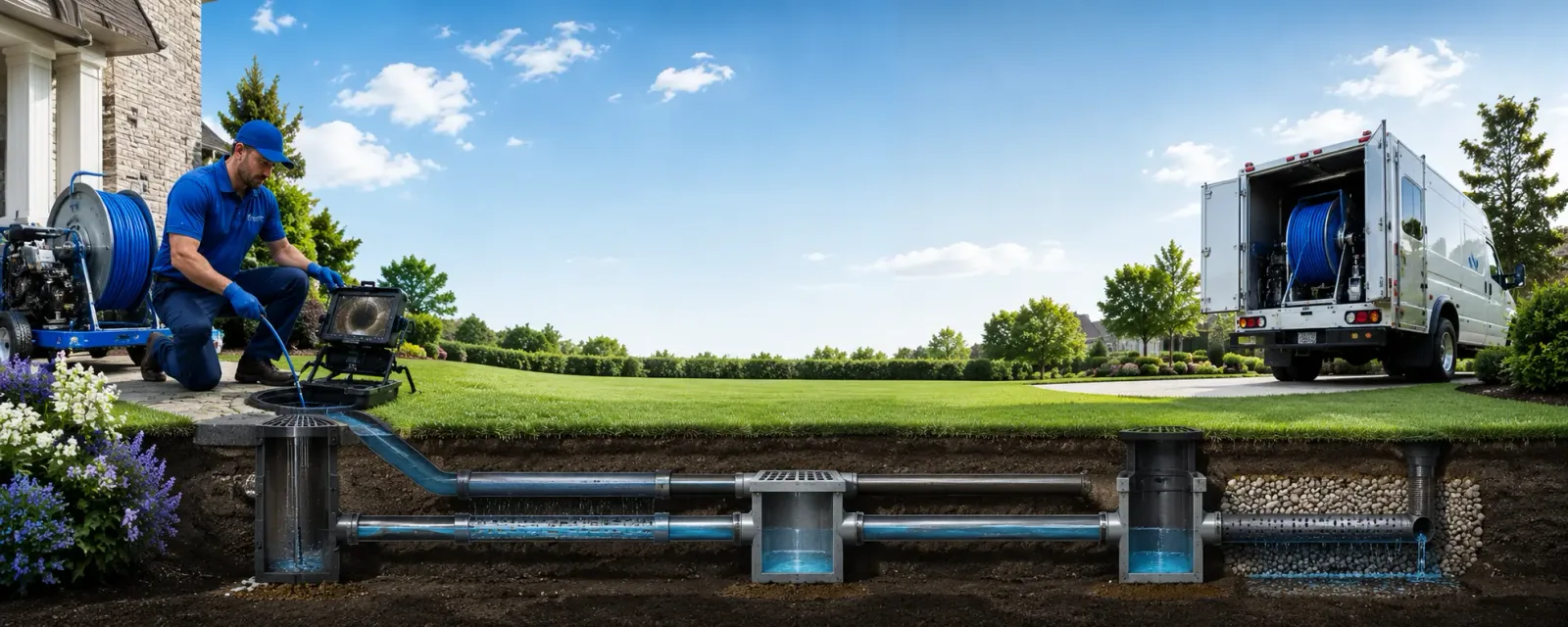 Outdoor drain cleaning information for Grand Cane, LA